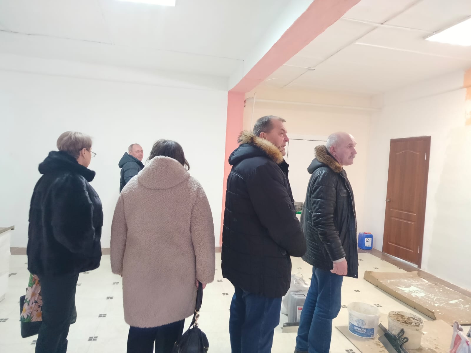 Ремонт начался.